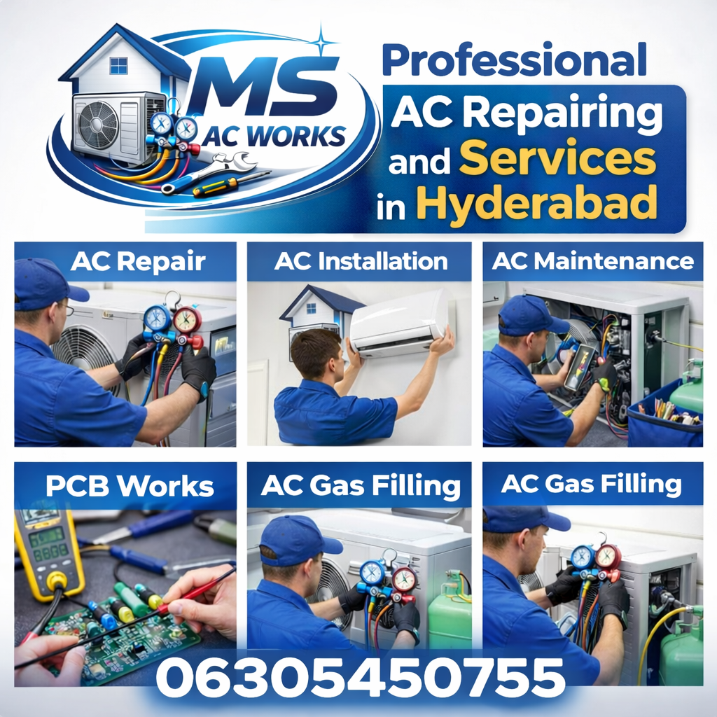 Professional AC Repairing and Services in Hyderabad